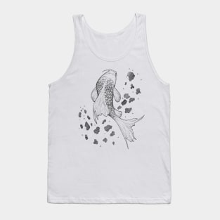 Splash - Koi fish, animals, sea life Tank Top